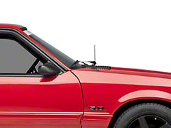 SpeedForm Fixed Chrome Antenna; 8-Inch (79-93 Mustang)