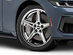 Saleen Style Chrome Wheel; 19x8.5; 30mm Offset (24-26 Mustang EcoBoost w/o Performance Pack)