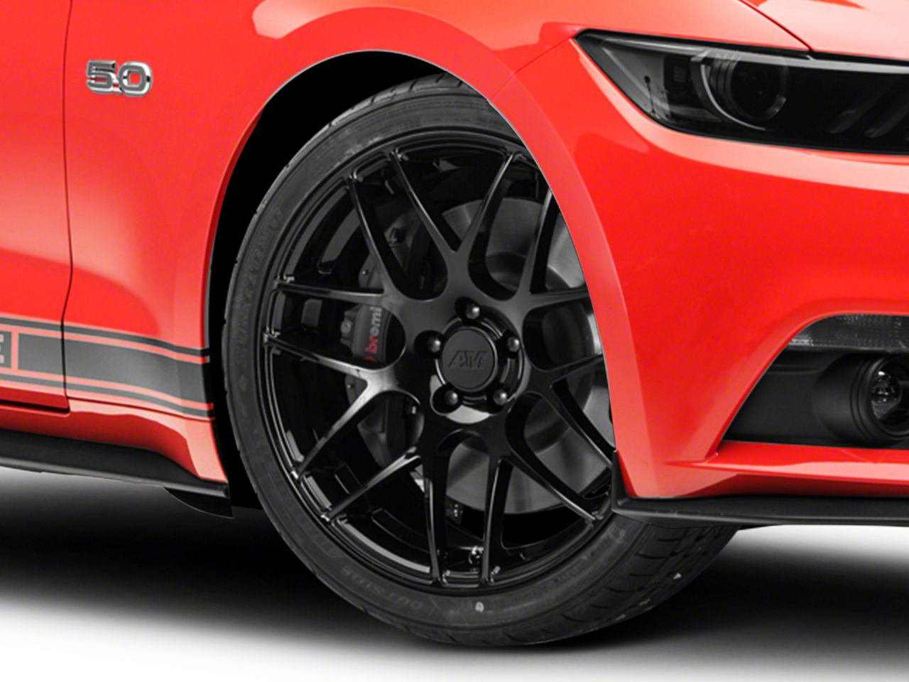 Mustang AMR Black Wheel - 20x8.5 (15-19 GT, EcoBoost, V6)