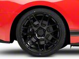 AMR Gloss Black Wheel; Rear Only; 20x10; 48mm Offset (15-23 Mustang GT, EcoBoost, V6)