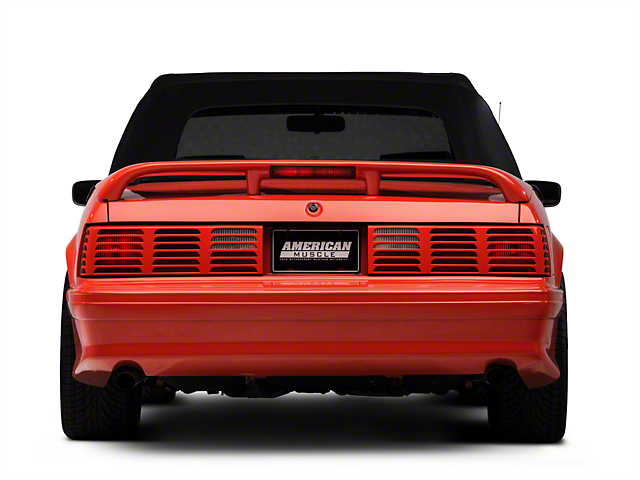 Axial Replacement GT Style Tail Light Lens; Driver and Passenger Side (87-93 Mustang)