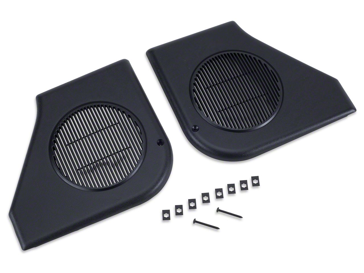 OPR Mustang Door Speaker Grille Kit Black 99923 (8793 All) Free
