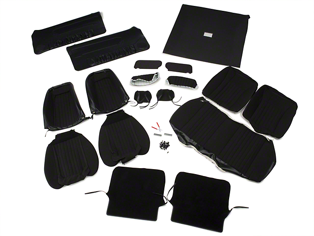 OPR Interior Conversion Kit; Black (90-91 Hatchback)
