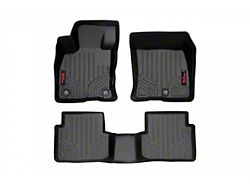 Rough Country Heavy Duty Front and Rear Floor Mats; Black (21-24 Bronco Sport)