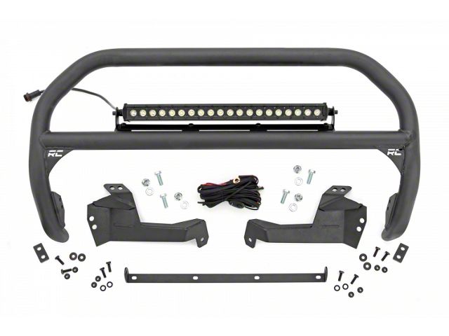 Rough Country Nudge Bar with 20-Inch Black Series LED Light Bar (21-24 Bronco Sport)