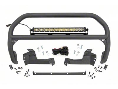 Rough Country Nudge Bar with 20-Inch Chrome Series LED Light Bar (21-24 Bronco Sport)