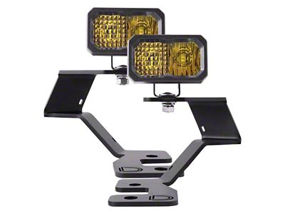 Diode Dynamics SS2 Pro Backlit LED Ditch Light Kit; Yellow Combo (21-24 Bronco Sport)