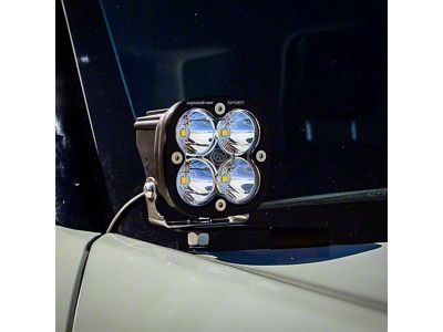 Baja Designs Squadron Sport LED Lights with A-Pillar Mounting Brackets (21-24 Bronco Sport)