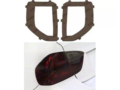 Lamin-X Red Outer Ring Tail Light Tint Covers; Smoked (21-24 Bronco Sport)