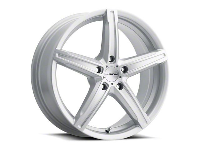 Vision Wheel Boost Silver 5-Lug Wheel; 17x7; 38mm Offset (21-24 Bronco Sport)