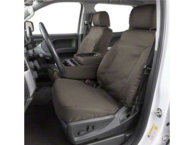 Covercraft Seat Saver Waterproof Polyester Custom Front Row Seat Covers; Taupe (21-24 Bronco Sport)