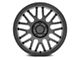 Motegi M9 Satin Black 5-Lug Wheel; 17x8; 40mm Offset (21-24 Bronco Sport)