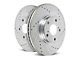 PowerStop Evolution Cross-Drilled and Slotted 5-Lug Rotors; Front Pair (21-24 Bronco Sport)