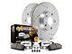 PowerStop Z36 Extreme Truck and Tow 5-Lug Brake Rotor and Pad Kit; Rear (21-24 Bronco Sport)