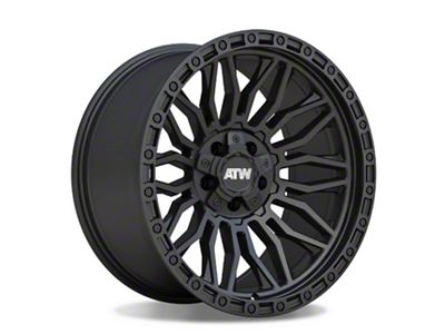 ATW Off-Road Wheels Nile All Satin Black 5-Lug Wheel; 20x9; 10mm Offset (21-24 Bronco Sport)