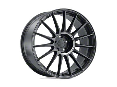 TSW Paddock Semi Gloss Black with Machined Tinted Ring 5-Lug Wheel; 17x8; 40mm Offset (21-24 Bronco Sport)