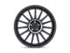 TSW Paddock Semi Gloss Black with Machined Tinted Ring 5-Lug Wheel; 17x8; 40mm Offset (21-24 Bronco Sport)