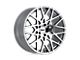 TSW Vale Silver with Mirror Cut Face 5-Lug Wheel; 17x8; 40mm Offset (21-24 Bronco Sport)