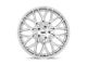 TSW Vale Silver with Mirror Cut Face 5-Lug Wheel; 17x8; 40mm Offset (21-24 Bronco Sport)