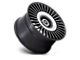 Asanti Tiara Satin Black with Bright Machined Face 5-Lug Wheel; 22x10.5; 45mm Offset (21-24 Bronco Sport)