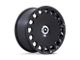 Asanti Aristocrat Matte Black 5-Lug Wheel; 22x10.5; 45mm Offset (21-24 Bronco Sport)