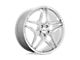 HELO HE919 Chrome 5-Lug Wheel; 17x7.5; 38mm Offset (21-24 Bronco Sport)