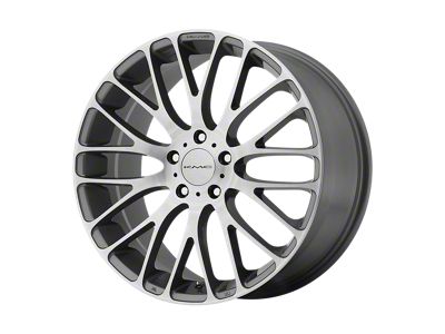 KMC Maze Pearl Gray with Brushed Face 5-Lug Wheel; 17x7; 45mm Offset (21-24 Bronco Sport)