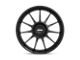 Rotiform DTM Satin Black Wheel; 17x8 (97-06 Jeep Wrangler TJ)