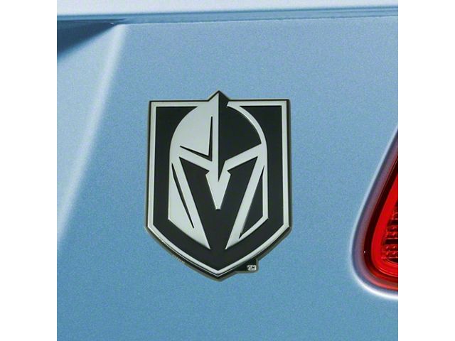 Vegas Golden Knights Emblem; Chrome (Universal; Some Adaptation May Be Required)