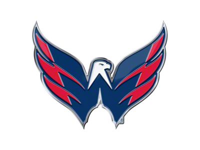 Washington Capitals Embossed Emblem; Blue and Red (Universal; Some Adaptation May Be Required)