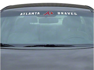 Atlanta Braves Windshield Car Decal