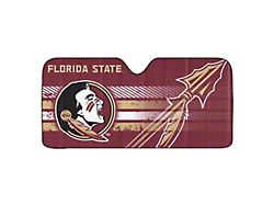 Windshield Sun Shade with Florida State University Logo; Garnet (Universal; Some Adaptation May Be Required)