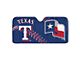 Windshield Sun Shade with Texas Rangers Logo; Navy (Universal; Some Adaptation May Be Required)