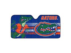 Windshield Sun Shade with University of Florida Logo; Blue (Universal; Some Adaptation May Be Required)