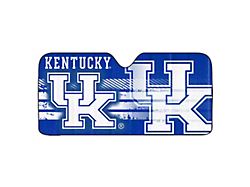 Windshield Sun Shade with University of Kentucky Logo; Blue (Universal; Some Adaptation May Be Required)