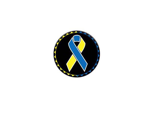 Down Syndrome Ribbon Rated Badge (Universal; Some Adaptation May Be Required)