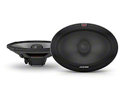 Alpine R-Series Coaxial 2-Way Speakers; Rear Deck; 100W; 6x9-Inch (11-22 Charger)