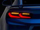 Umbra LED Tail Lights; Gloss Black Housing; Smoked Lens (16-18 Camaro)