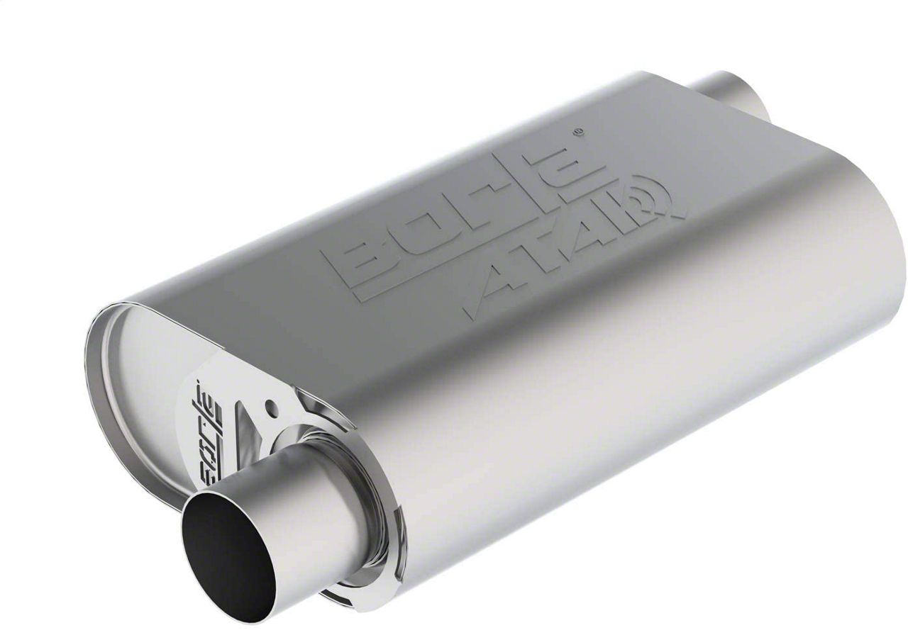 Borla 400829 CRATEMUFFLER ATAK 2.5IN OFF./OFF. FORD 289 302 351W 390 427 428 490 MOD. OUTPUT