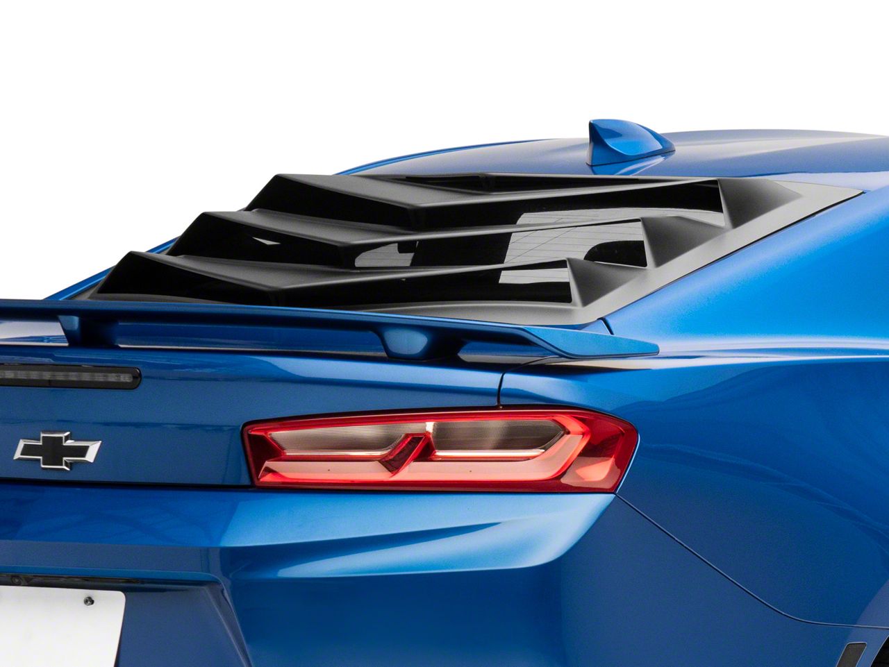 Camaro Bakkdraft Rear Window Louvers; Satin Black (1623 Camaro Coupe) Free Shipping