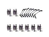 ACEON Ignition Coils with Spark Plugs and Wires; Black (07-18 V8 Sierra 1500)