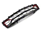 MP Concepts LT/RS Style Grille; Black with Red Accents (16-18 Camaro, Excluding SS & ZL1)
