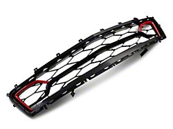 MP Concepts LT/RS Style Grille; Black with Red Accents (16-18 Camaro, Excluding SS & ZL1)