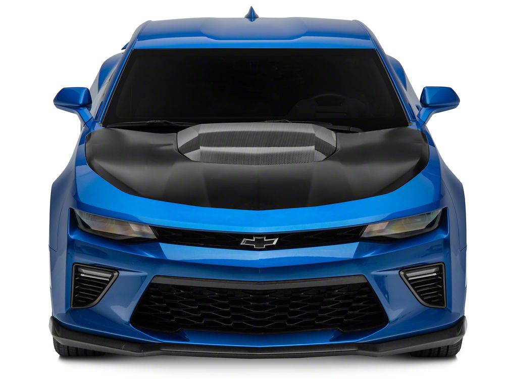 MP Concepts ZL1 Style Hood; Carbon-Look Center (16-24 Camaro MP Concepts ZL1 Style Hood; Carbon-Look Center (16-24 Camaro