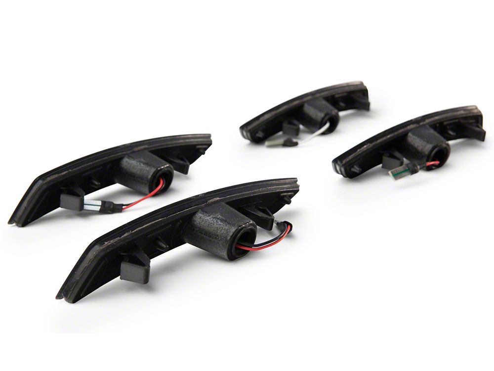 MP Concepts LED Side Marker Lights; Smoked (16-24 Camaro