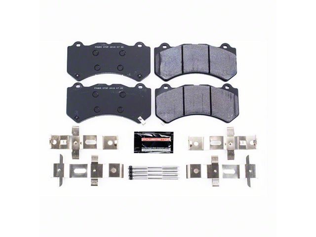PowerStop Track Day Carbon-Fiber Metallic Brake Pads; Front Pair (12-21 Jeep Grand Cherokee WK2 SRT, SRT8)