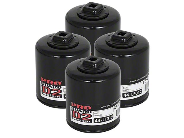AFE Pro GUARD HD Oil Filter; Set of Four (14-23 Jeep Cherokee KL)