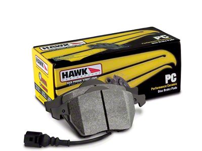 Hawk Performance Ceramic Brake Pads; Front Pair (12-13 Jeep Grand Cherokee WK2 SRT8; 14-21 Jeep Grand Cherokee WK2 SRT)