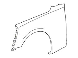 Front Fender; Passenger Side (16-24 Camaro, Excluding ZL1)