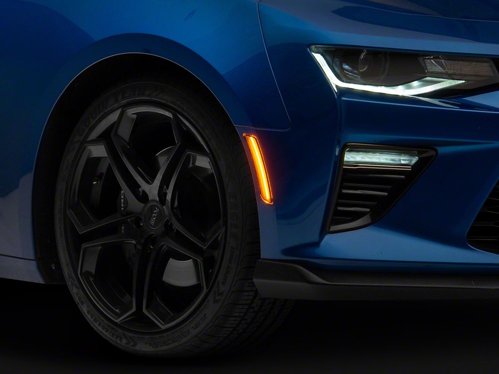 Raxiom Axial Series LED Front and Rear Side Markers; Clear
